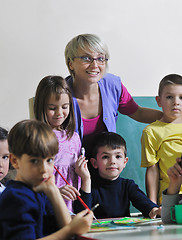 Image showing preschool  kids