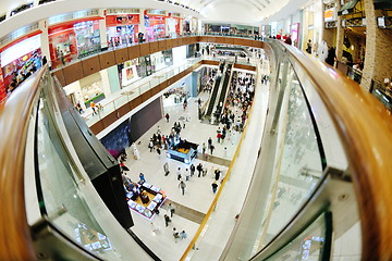 Image showing Interior of a shopping mall