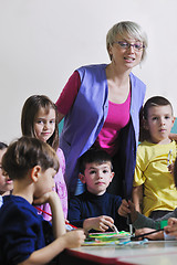 Image showing preschool  kids