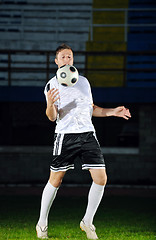 Image showing football player in action