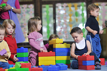 Image showing preschool  kids