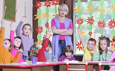 Image showing preschool  kids