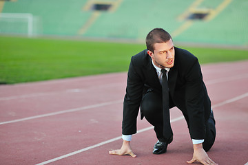 Image showing business man in sport