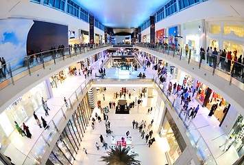 Image showing Interior of a shopping mall