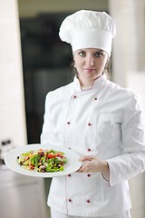 Image showing chef preparing meal