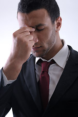 Image showing depressed business man