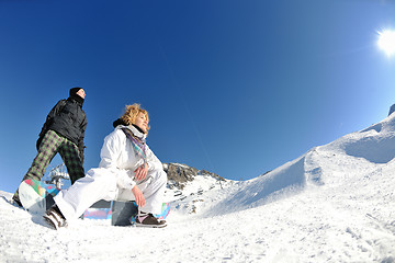 Image showing joy of winter season