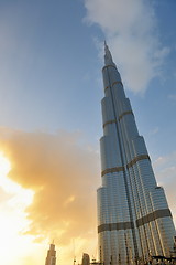 Image showing dubai burj khalifa skyscraper