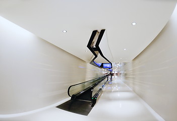 Image showing Interior of a shopping mall