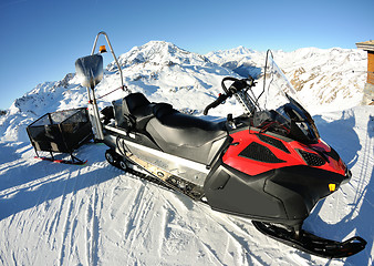 Image showing snow sledge mobile