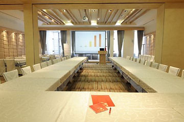 Image showing Empty business conference room