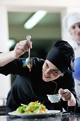 Image showing chef preparing meal