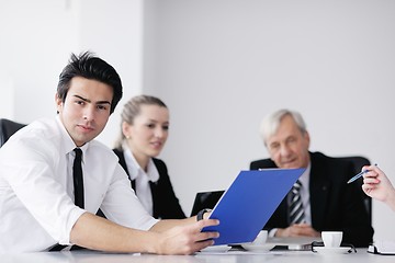 Image showing business people team on meeting