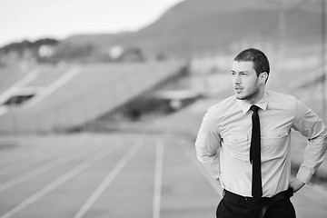 Image showing business man in sport