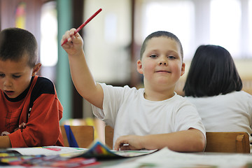 Image showing preschool  kids