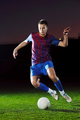 Image showing football player in action