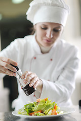 Image showing chef preparing meal