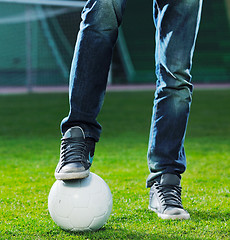 Image showing business man in sport