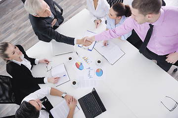 Image showing business people group on meeting