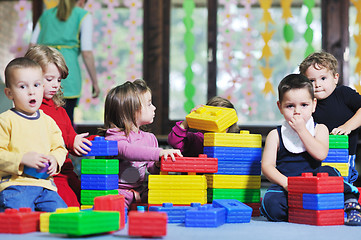 Image showing preschool  kids