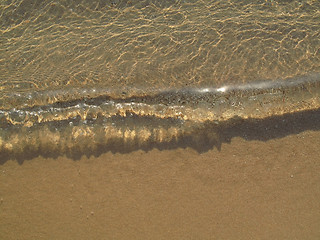 Image showing Transparent sea wave 