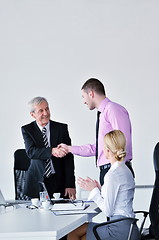 Image showing business people group on meeting