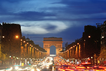 Image showing Arc de Triomphe, Paris,  France