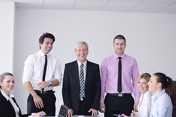 Image showing business people group on meeting