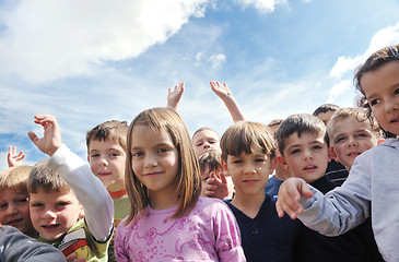 Image showing preschool  kids