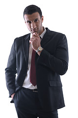 Image showing business man isolated over white background