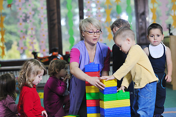 Image showing preschool  kids