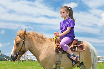 Image showing child ride pony