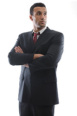 Image showing business man isolated over white background