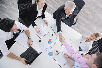 Image showing business people group on meeting