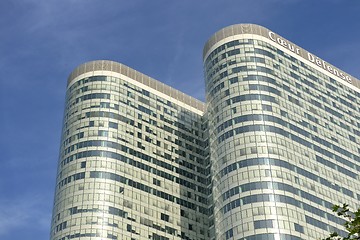 Image showing Modern Buildings in the new center of Paris