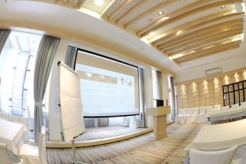 Image showing Empty business conference room