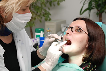 Image showing at dentist