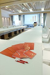 Image showing Empty business conference room