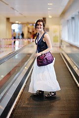 Image showing happy woman shopping