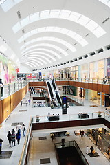 Image showing Interior of a shopping mall