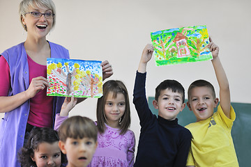 Image showing preschool  kids