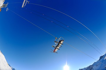 Image showing Ski lift