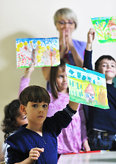 Image showing preschool  kids