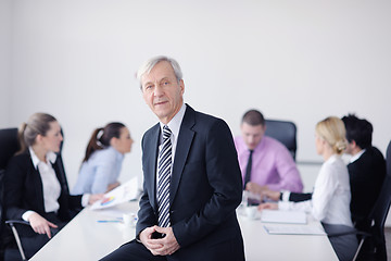 Image showing business people group on meeting