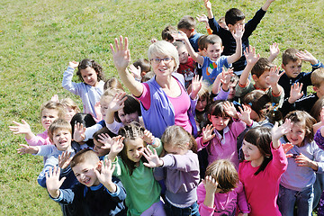 Image showing preschool  kids