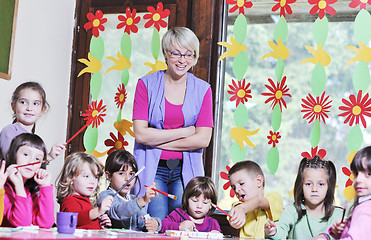 Image showing preschool  kids