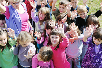 Image showing preschool  kids