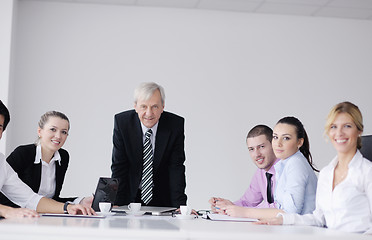 Image showing business people group on meeting