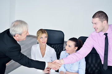 Image showing business people group on meeting