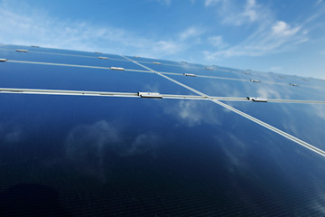 Image showing solar panel renewable energy field